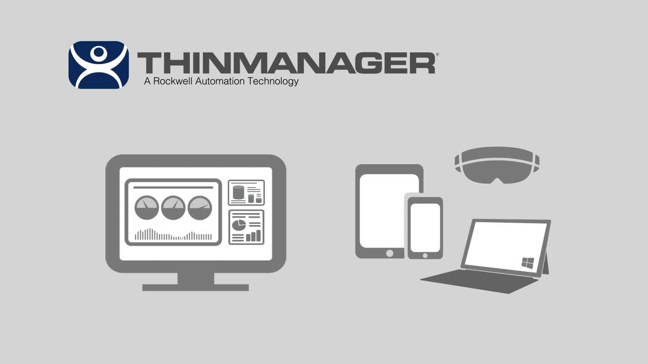 Numérisez votre production à l'aide du logiciel ThinManager